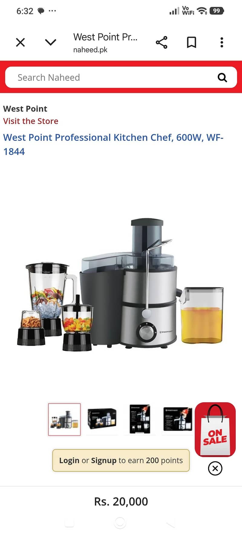 westpoint food processor 1