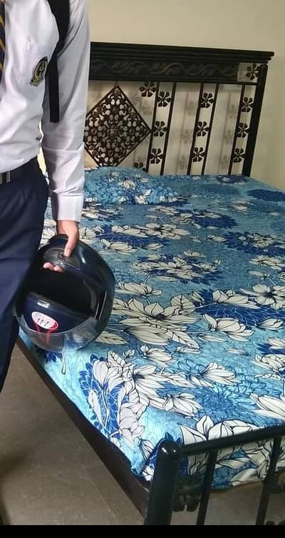 King sized bed and mattress