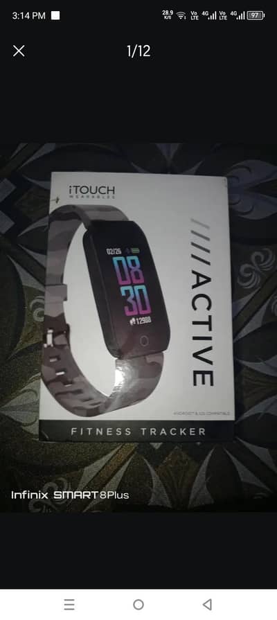 Itouch active health and fitness wearable