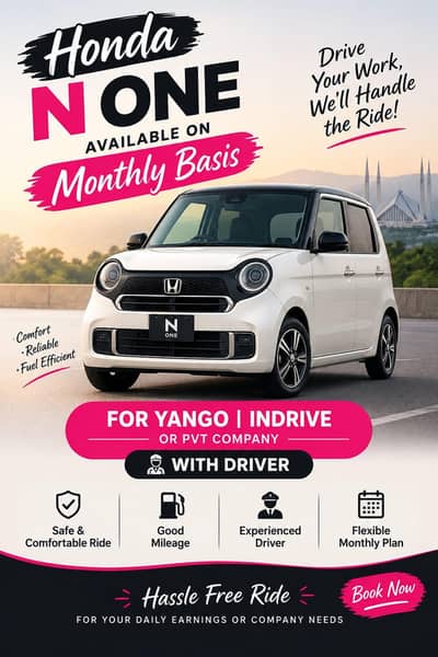 monthly basis 18 20 average honda N one