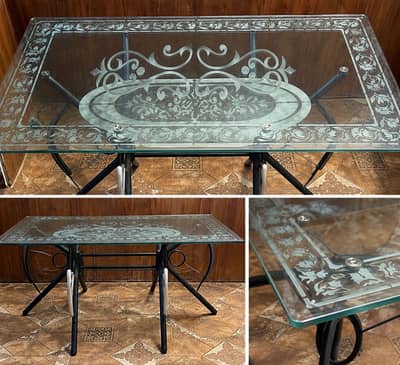 Glass Dining Table For Sale