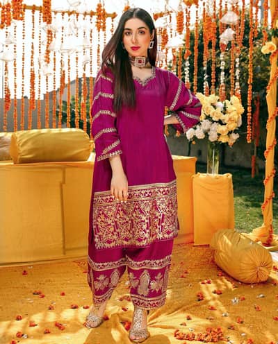 Margenta Pink silk