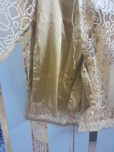 silk or organza suit silk iner  or organza coat or duppatta