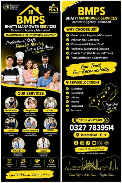 cooks, babysitter,housemaids,helpers, patientcare, Ninny, All staff