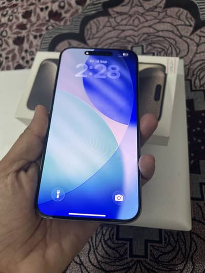 Iphoen 15 pro max pta approved