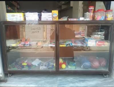 shop counter.