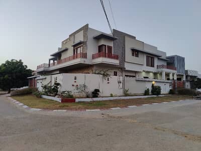 PRIME LOCATION 625 SQUARE YARD CORNER GROUND+ONE LUXURY FURNISHED HOUSE FOR SALE IN SECTOR S GULSHAN E MAYMAR KARACHI