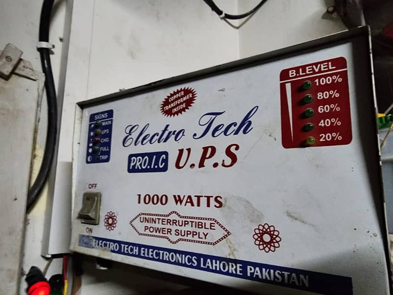 Electro tech ups 1000 watts 0