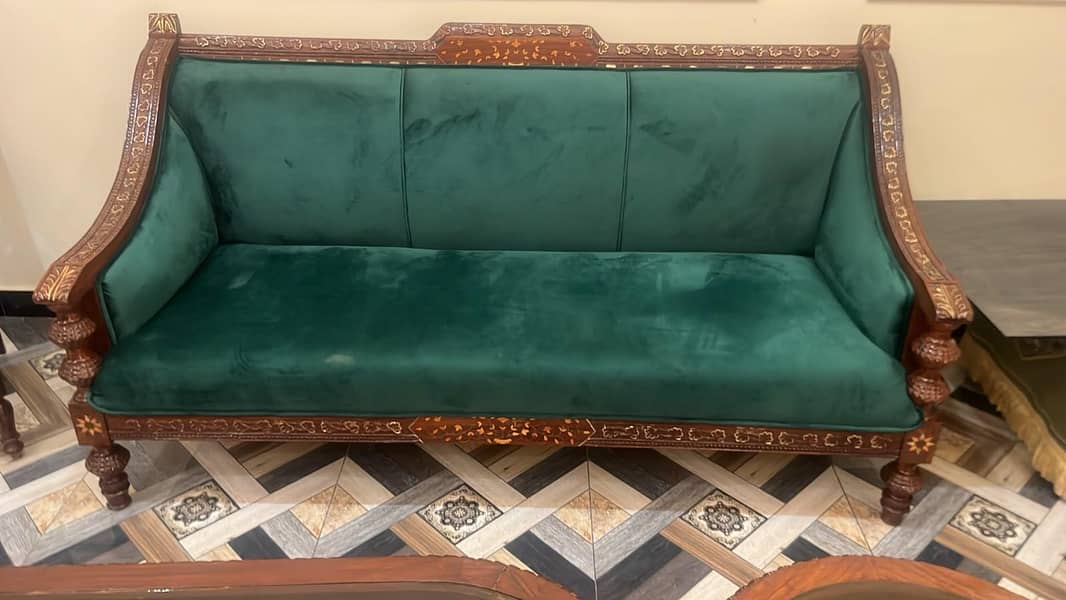 Sofa set with 3 table set 1