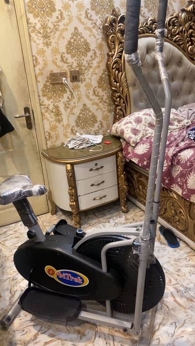 OrbiTrek 2-in1 Elliptical Cross Trainer & Exercise Bike Gym Cycle