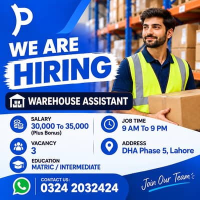 Warehouse Assistant Required _ Warehouse Jobs _ Urgent Hiring _ Jobs