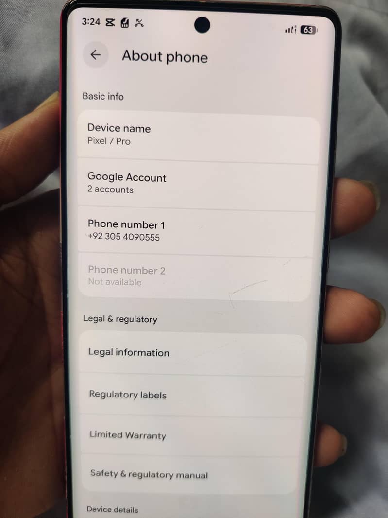 Google Pixel 7 Pro 5