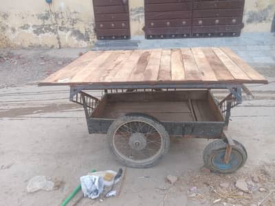 thela wood cart radi