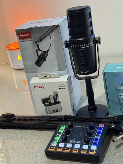Jmary mic mc-pw12 or mw-15, sound card for sale
