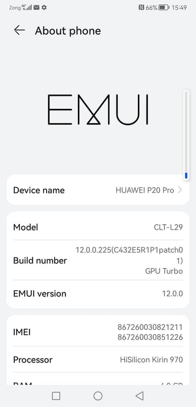 Huawei P20 Pro