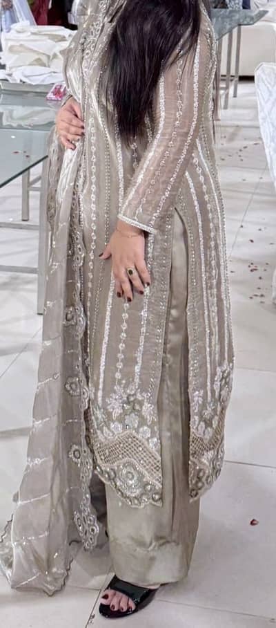 Party wear 3 piece dress