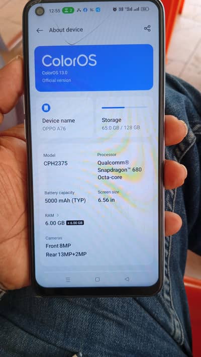 OPPO A76    6/128