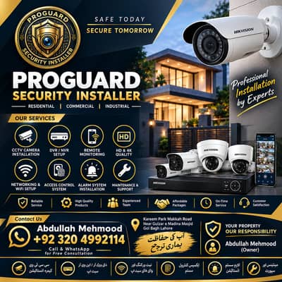 CCTV Camera Installation Security Cameras Hikvision DVR NVR Lahore