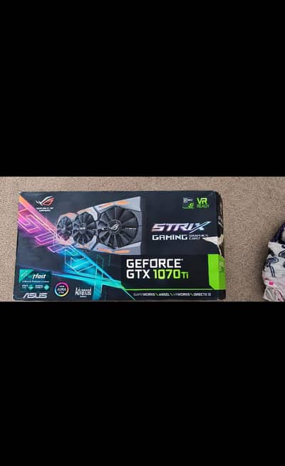 GTX 1070ti Asus ROG with Box 10/10