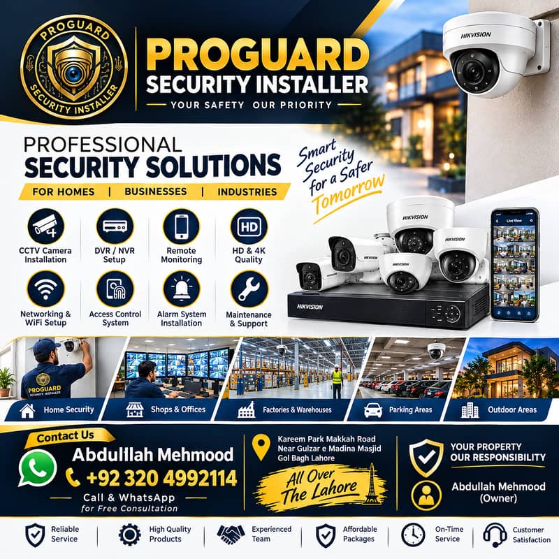 CCTV Camera Installation  | Reliable Security Solution | Services 0