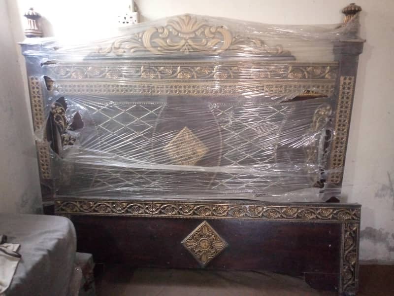 Bed and side table 0