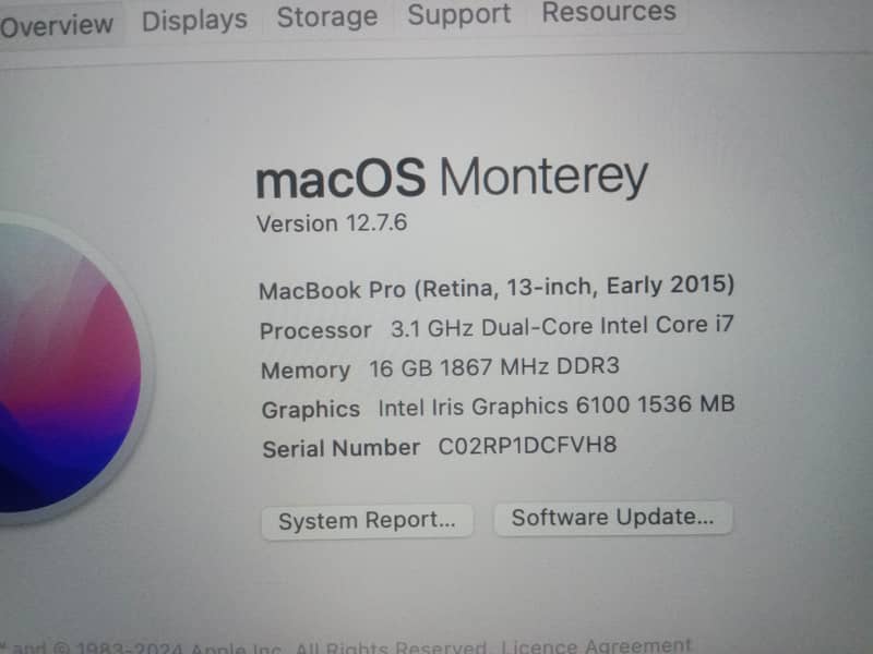 Macbook pro 2015 7