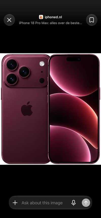 Apple iPhone 18 Pro Max