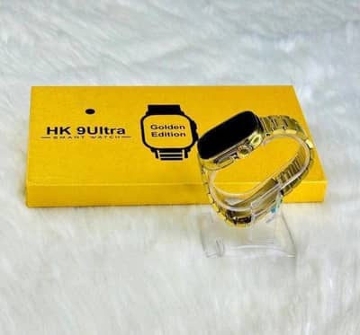 HK 9 Ultra Smart watch golden colour