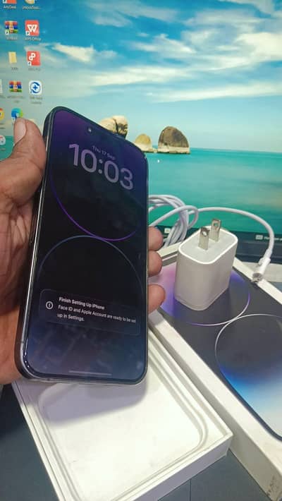 Apple iPhone 14 Pro Max PTA approved 256gb . 85 battery health