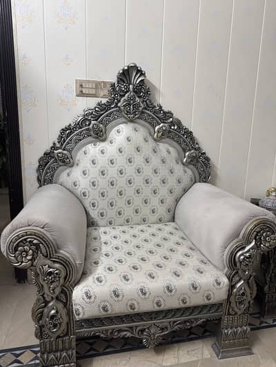 7 seater sofa set with 3 peace centre table and 8 person dining