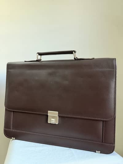 Pure Leather Laptop Briefcase Bag