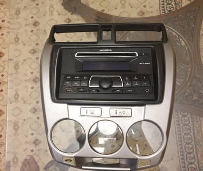 Honda city oem clarion audio player and dashboard panel