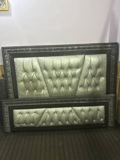 King size bed with mattress