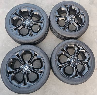 Honda Civic 18" Rims and Firestone Tyres