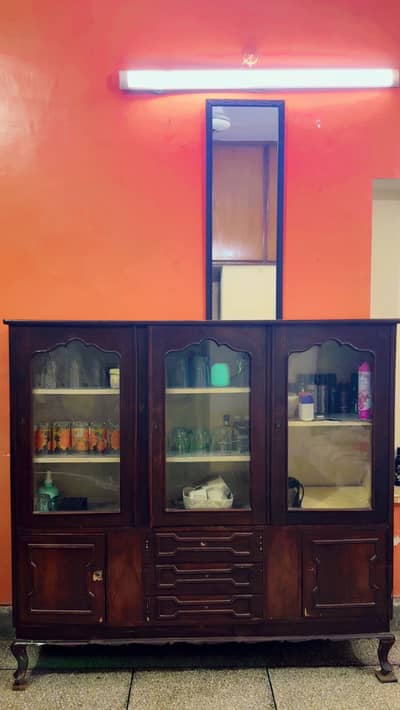 Wooden showcase