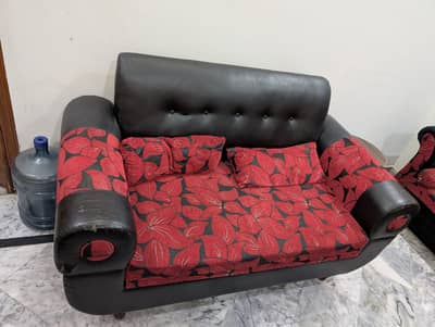 6 Seater Sofa Set with Diwan - Used