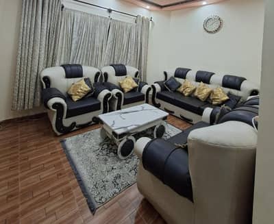 7 seater, leather sofa set
