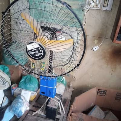 charging fan stand fan portable used
