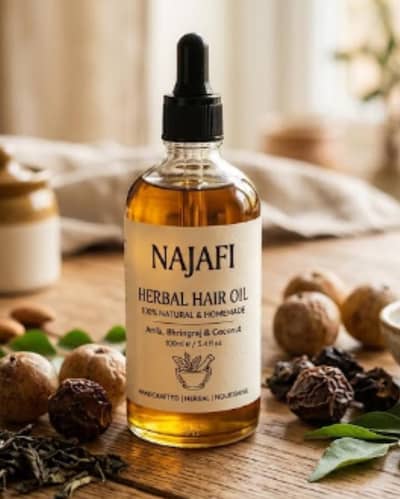 Pure Organic Herbal Hair Oil-Hair Fall Control & Strong Growth