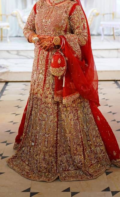 Ethereal pastel Georgette bridal lehenga
