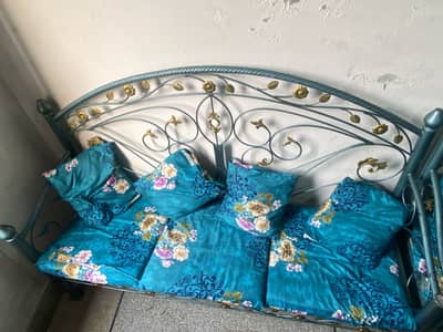 Complete Furniture Set for Sale – Bed, Sofa Set, Mattress & Tables