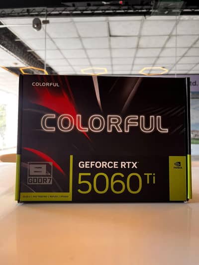 Colorful GeForce RTX 5060 Ti 16GB GDDR7 graphics card.