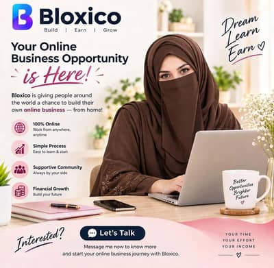Looking for a genuine work from home opportunity? Join Bloxico