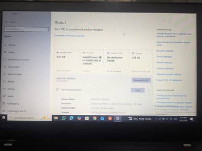 Lenovo ThinkPad T470 | Core i5 7th Gen | 8/256GB SSD | New Battery
