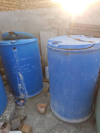 water storage drums