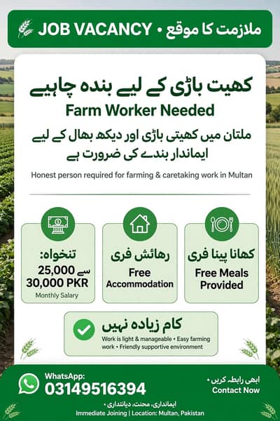 job needed