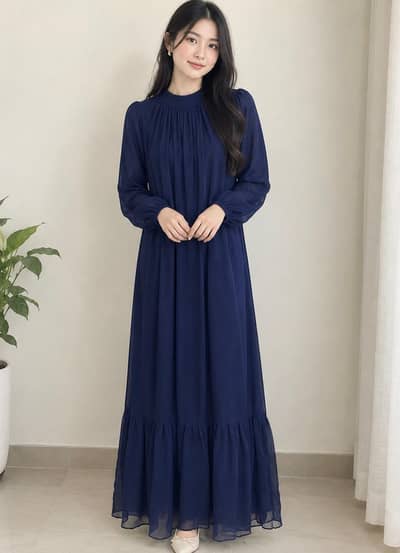 sowears blue long dress