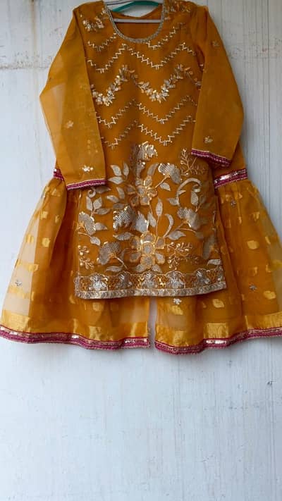 mehndi dress grara shirt