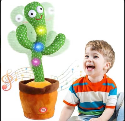 Dancing Cactus Plush Toy Green Soft Foam