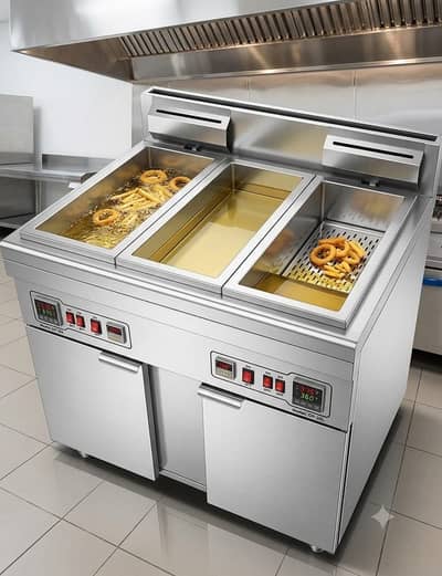 Deep Fryer Commercial doubke basket Fryer single fryer 24litr fryer